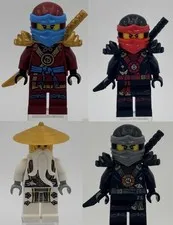 Lego Ninjago Possession Kai, Cole, Wu, Nya. Deepstone Ninja