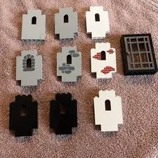 LEGO Classic Vintage Knights & Castle Walls & Door Window 4071 4444