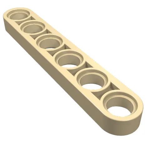 LEGO Part 32063 - Technic Beam 1 x 6 Thin - Pick Your Color
