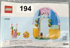 LEGO 40682 Easter Bunnies Instruction Manual Only OEM Original