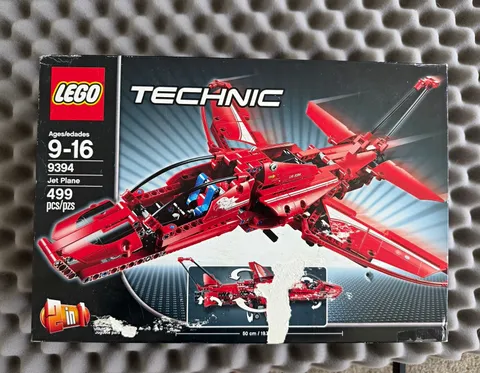 LEGO Technic Jet Plane 9394 2-in-1 Complete Set 499 pcs Ages 9-16