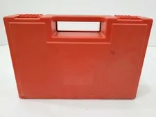 VINTAGE 1985 LEGO RED STORAGE CASE