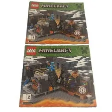 Lego Minecraft The End Portal Manuals Sets 1-2 21124