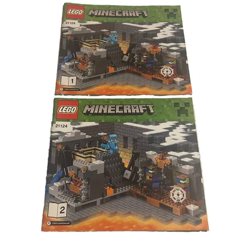 Lego Minecraft The End Portal Manuals Sets 1-2 21124