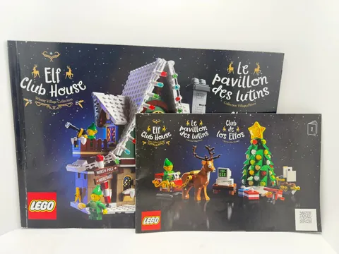 Lego Winter Village Collection Holiday & Event Elf Club House Instructions 10275