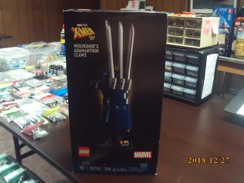 New in Box Lego X-MEN '97 Wolverine's Adamantium Claws #76250 Unsealed 596 PCS.