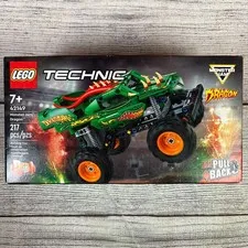 Lego Technic Monster Jam Dragon Technic 2 in 1 Retired Sealed Set (42149)