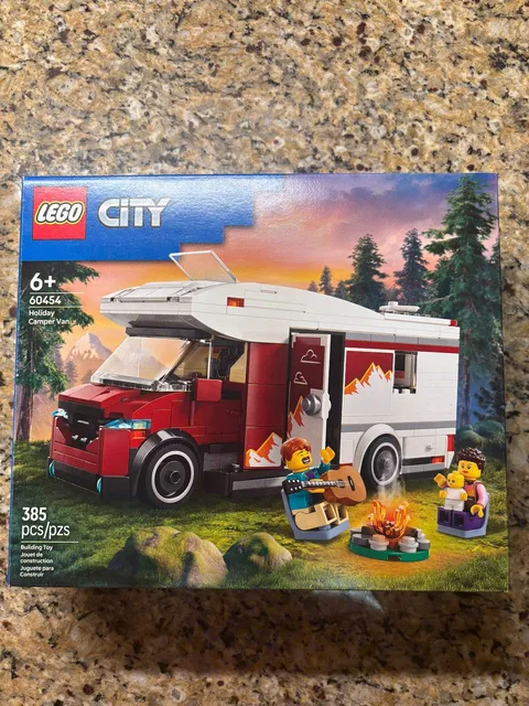 LEGO City Holiday Adventure Camper Van Building Toy Set 60454