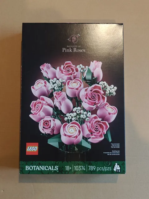 LEGO - Botanicals Collection Bouquet Of Pink Roses Set 10374