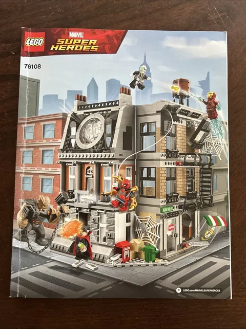LEGO 76108 Marvel Super Heroes Sanctum Sanctorum Showdown Instruction Manual
