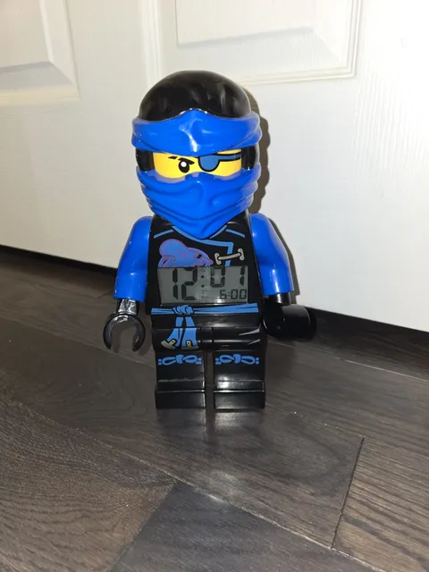 Lego Ninjago Sky Pirates Jay Minifigure Alarm Clock Tested & Working
