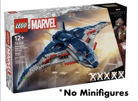 LEGO Marvel Avengers Age of Ultron Quinjet 76325 |New | Sealed | *NO MINIFIGURES