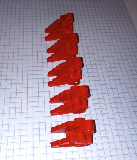 5 Bionicle Lego 41668 in Red Foot Feet w/ Ball Joint Socket Genuine w/ IRL pics