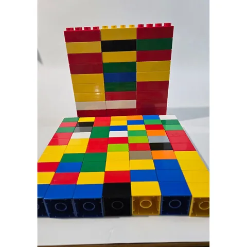 LEGO Duplo 100 Piece Bulk Lot Classic Building Bricks Multicolor Starter Set