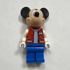 LEGO Disney minifigure Mickey Mouse - Red Jacket with White Letter M dis075