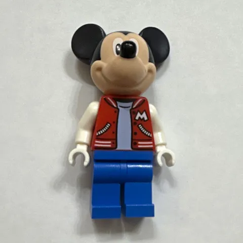 LEGO Disney minifigure Mickey Mouse - Red Jacket with White Letter M dis075