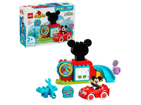 LEGO DUPLO 10454 Disney Mickey Mouse Clubhouse & Car Building Kit - Color