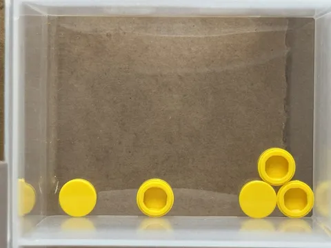 LEGO Parts - Yellow Tile, Round 1 x 1 - No 98138 - QTY 5