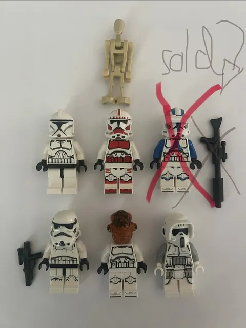 100% Authentic LEGO Star Wars Minifigure Lot GREAT CONDITION