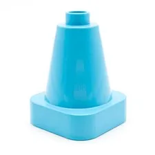 LEGO DUPLO construction site pylon traffic cones warning cone azure 47408