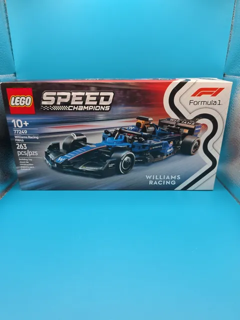 "LEGO Speed Champions Williams Racing FW46 F1 Race Car Toys - Building Set 77249