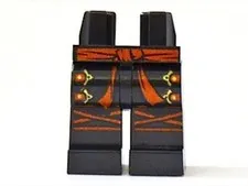 LEGO® Part 970c00pb0218 - Hips and Legs with Red Sash
