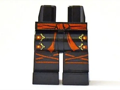 LEGO® Part 970c00pb0218 - Hips and Legs with Red Sash