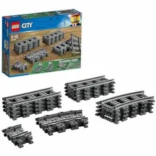 LEGO City Tracks and Curves 20 pcs Accessories Train Building Blocks Ages 5 and Up
