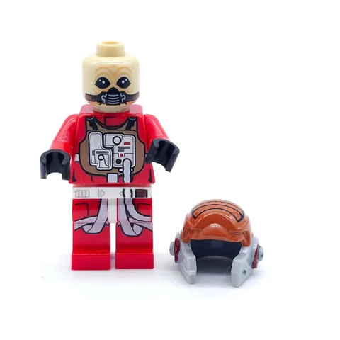 LEGO Star Wars Minifigure Ten Numb Red Jumpsuit SW0556 Set 75050 B-Wing Mini Fig