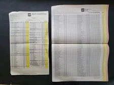 Vintage 1991 Lego Systems Suggested Order Form + Inventory Advise Sheet