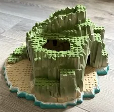Rare Not LEGO Raised Baseplate Island Look!!