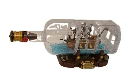 LEGO Ideas: 92177 Ship in a Bottle Complete W/ Instructions - No Box