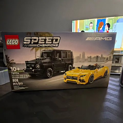 LEGO Speed Champions Mercedes-AMG G 63 & SL 63 Complete Set 76924 808 pcs sealed