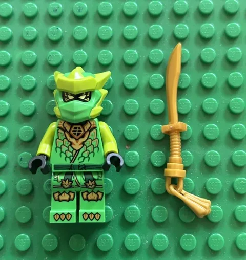 Lego 71862 Ninjago Dragons Rising Lloyd Minifigure With Sword Weapon