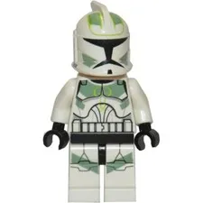 Lego Clone Trooper 7913 Sand Green Markings Star Wars Clone Wars Minifigure New
