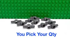 LEGO Dark Bluish Gray Technic Pin Connector Hub 2 Axle "You Pick Your Qty" NEW