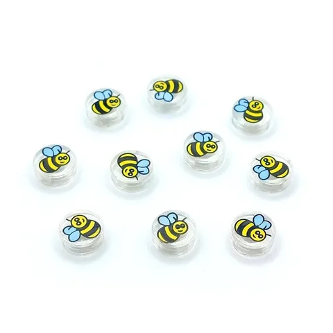 NEW LEGO Parts 10x Bumble Bees 1x1 Minifigure Animal Insect Tiles 98138pb186