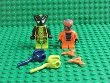 Lot 2 Lego Ninjago minifigs Snike + Spitta Rise of the Snakes Serpentine TT54