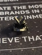 Lego New Black Minifig Headgear Helmet Ninja Samurai Tipped Forward Part #3217