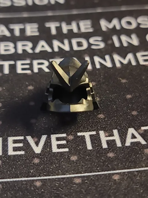Lego New Black Minifig Headgear Helmet Ninja Samurai Tipped Forward Part #3217