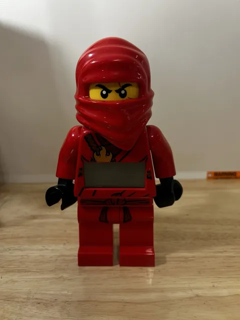 LEGO NINJAGO Red Ninja Kai Alarm Clock