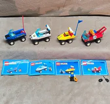 LEGO Town Race, Race and Chase 6333 6437 6468 Instructions (missing 3 minifigs)
