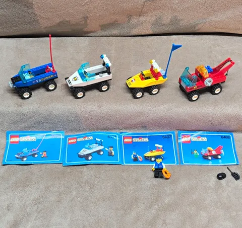LEGO Town Race, Race and Chase 6333 6437 6468 Instructions (missing 3 minifigs)