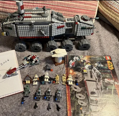 Lego Star Wars Clone Turbo Tank 7261 100% COMPLETE+ BONUS MINIFIGS