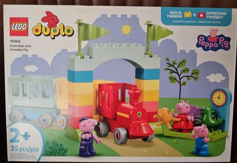 Lego Duplo 10466 Peppa Pig Train Ride With Grandpa Pig, Ages 2+, 35 pcs SEALED