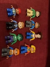 Lego Duplo Lot Of 8 People Figures Woody Hulk