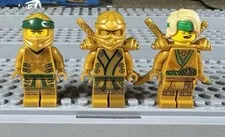 LEGO NINJAGO Golden Ninja/Lloyd Minifigures - Lloyd The Final Battle - Lot Of 3
