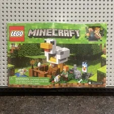 LEGO Minecraft The Chicken Coop 21140 Instruction Manual Booklet ONLY No Bricks