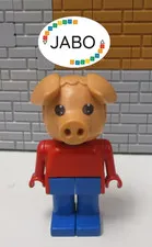 (E5/42) Lego Fabuland figure fab11c Peter Pig 128 338