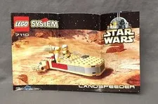 Lego System #7110 Star Wars Landspeeder 1999 Booklet Only